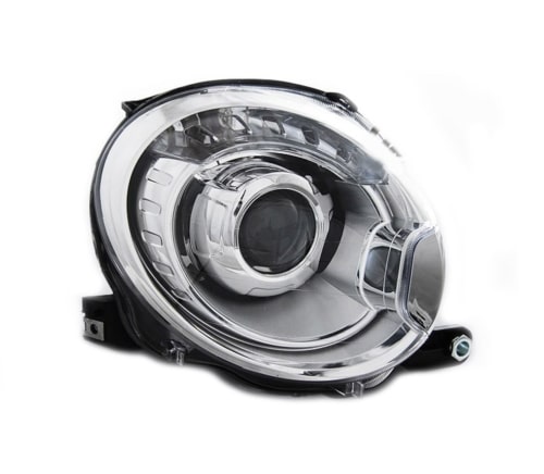 Koplampen Fiat 500 Xenon Look